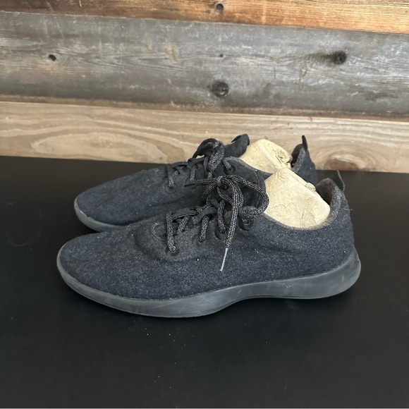 Allbirds Wool Runners Black Athletic Shoes Sneakers Mens Size 13 Merino Wool - Picture 2 of 10